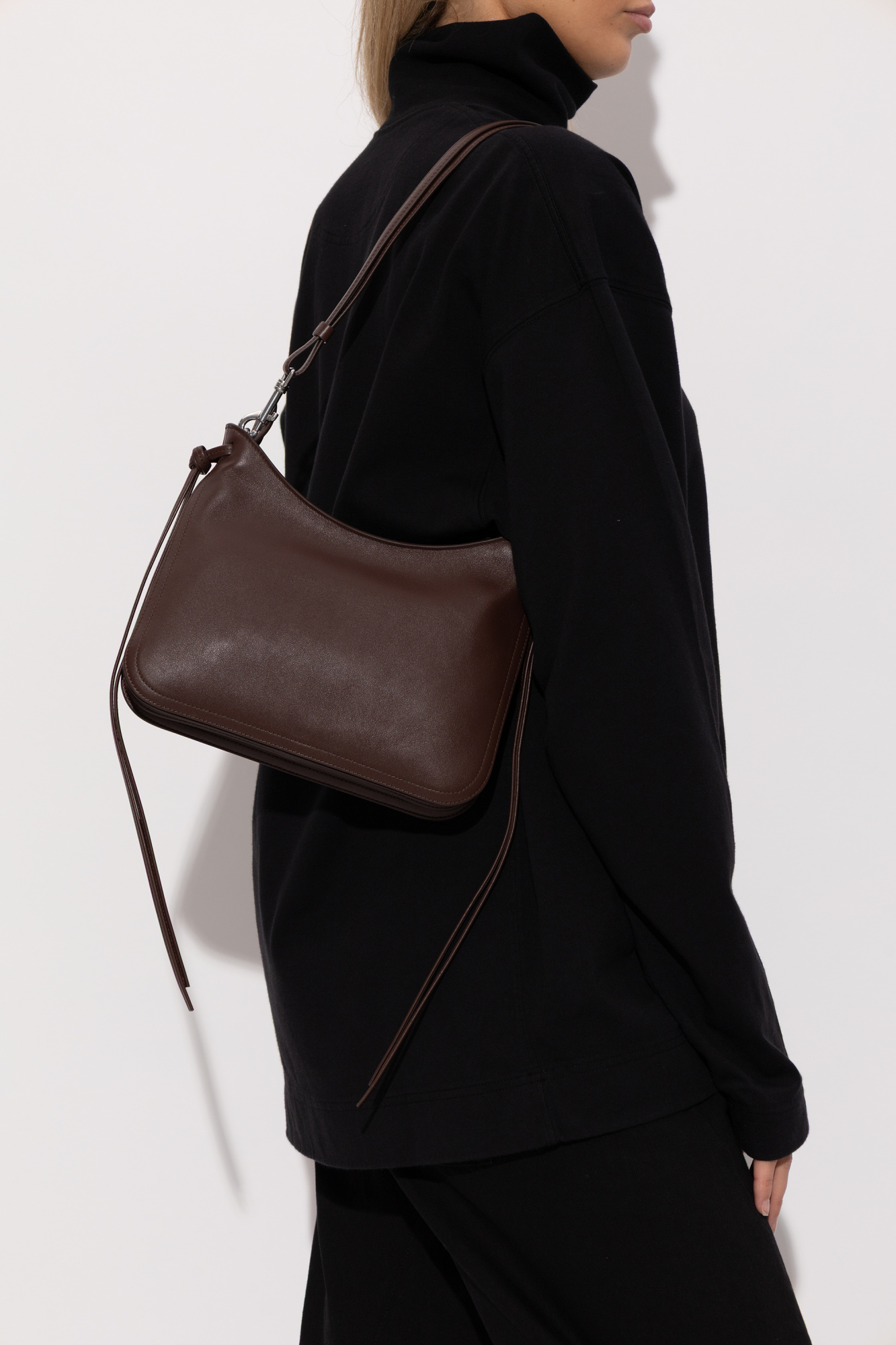 25SS シンプルお洒落 上品【PHOEBE PHILO】SMALL GIG BAG ギグ PHOEBE PHILO | SMALL GIG BAG | TOFFEE SUEDE